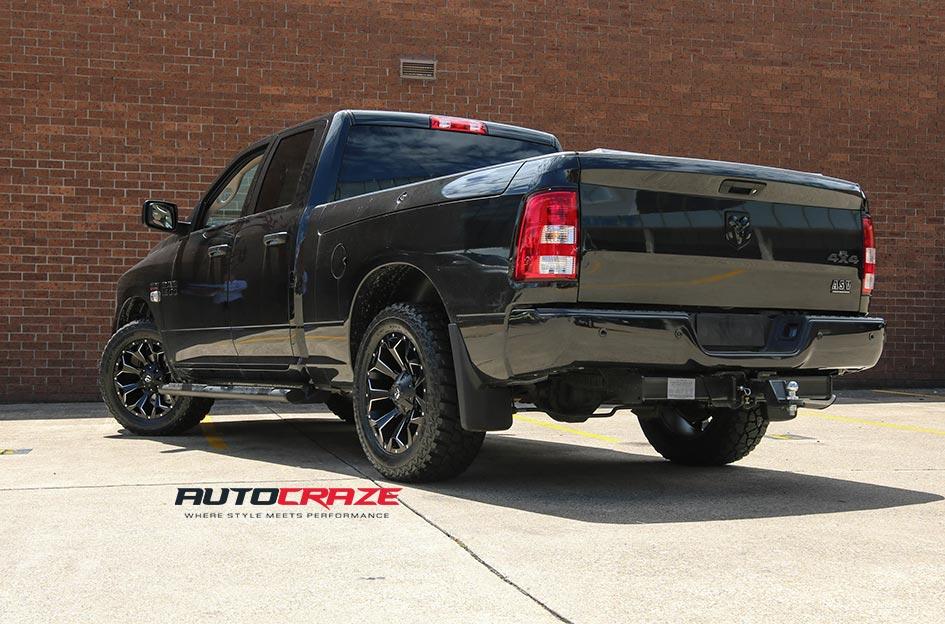DODGE RAM ASSAULT GLOSS BLACK MILLED ACCENTS